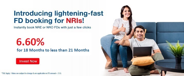 FD Booking for NRI